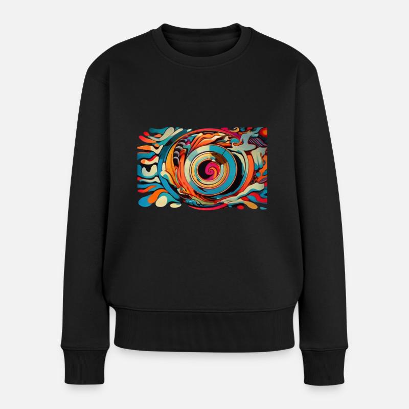 design6 - Pull Premium bio Femme - noir