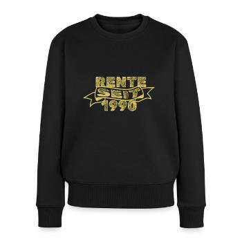 1990 - Women's Premium Organic Jumper - black - Front - Julia (174cm)