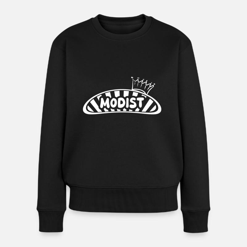 Beruf Modist - Frauen Premium Bio Pullover - Schwarz