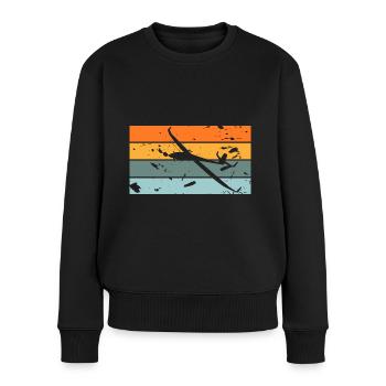 gliding - Women's Premium Organic Jumper - black - Front - Julia (174cm)