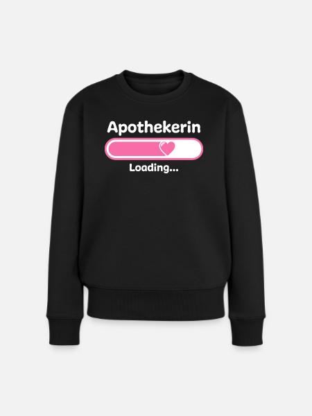 Apothekerin Apotheke Medizin - Frauen Premium Bio Pullover - Schwarz