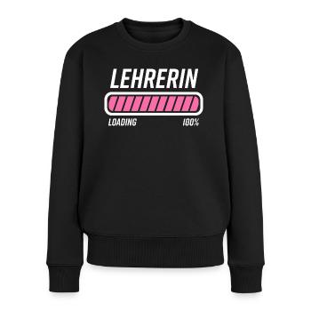 Lehrerin Lehramt Studium Geschenk - Frauen Premium Bio Pullover - Schwarz - Vorne - Julia (174cm)