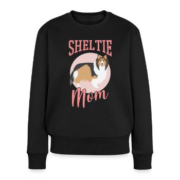 Shetland Sheltie Owner Gift - Women's Premium Organic Jumper - black - Front - Julia (174cm)