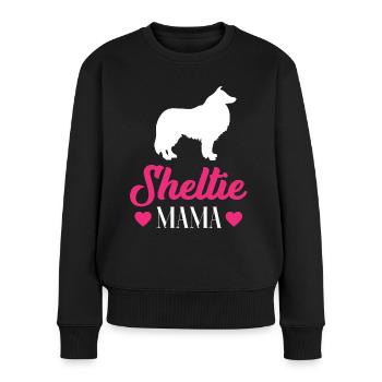 Shetland Sheltie Owner Gift - Women's Premium Organic Jumper - black - Front - Julia (174cm)