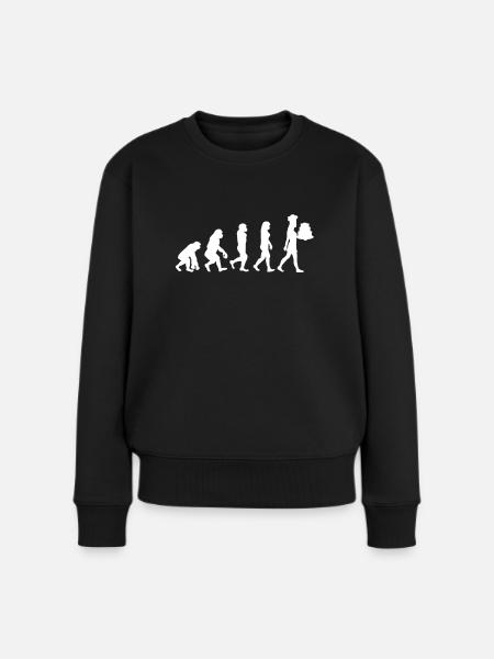 Konditorin - Frauen Premium Bio Pullover - Schwarz