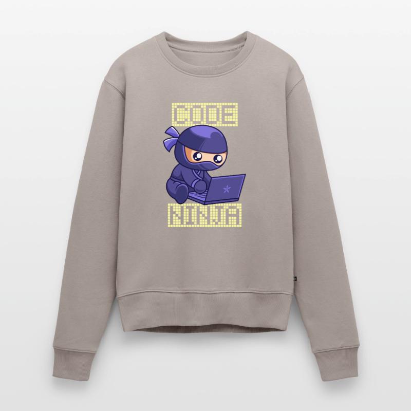 Code Ninja Coder Sofware Entwickler Programmierer Frauen Premium Bio Pullover