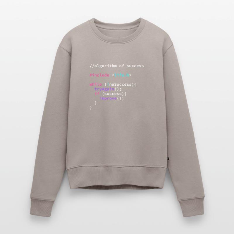 Algorithmus Erfolg Programmierer Programmcode Frauen Premium Bio Pullover
