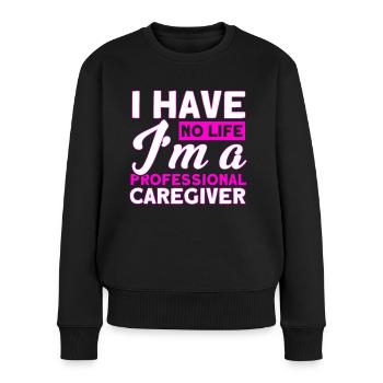 Health Assistance Home Nursing Nurse - Women's Premium Organic Jumper - black - Front - Julia (174cm)