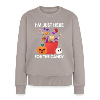 Halloween Decoration Candy Halloween - Women's Premium Organic Jumper - taupe - Front - Julia (174cm)