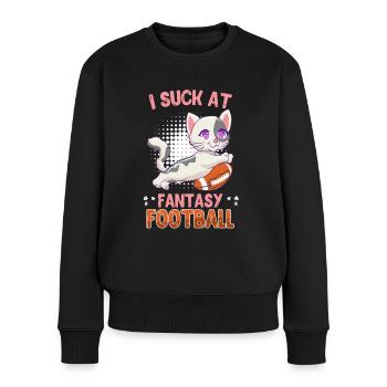 Fantasy football losers - Women's Premium Organic Jumper - black - Front - Julia (174cm)