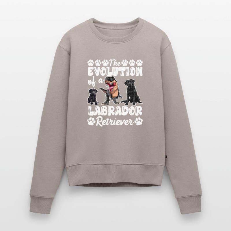 Hundebesitzer DIE EVOLUTION EINES LABRADOR Frauen Premium Bio Pullover