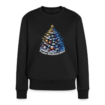 Merry Christmas Tree - Women's Premium Organic Jumper - black - Front - Julia (174cm)