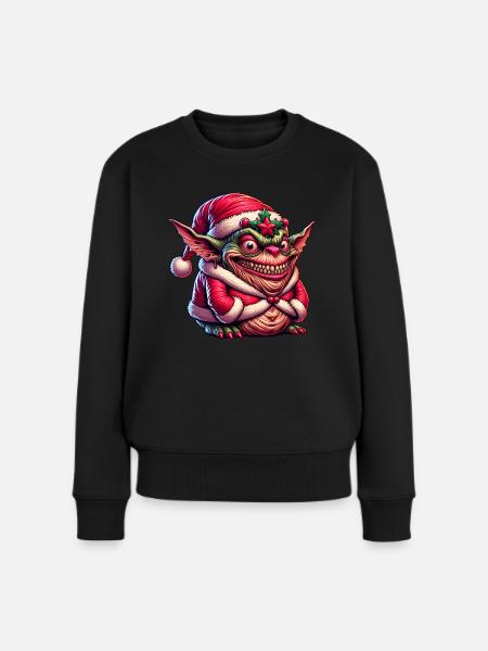 Noël moche - Pull Premium bio Femme - noir
