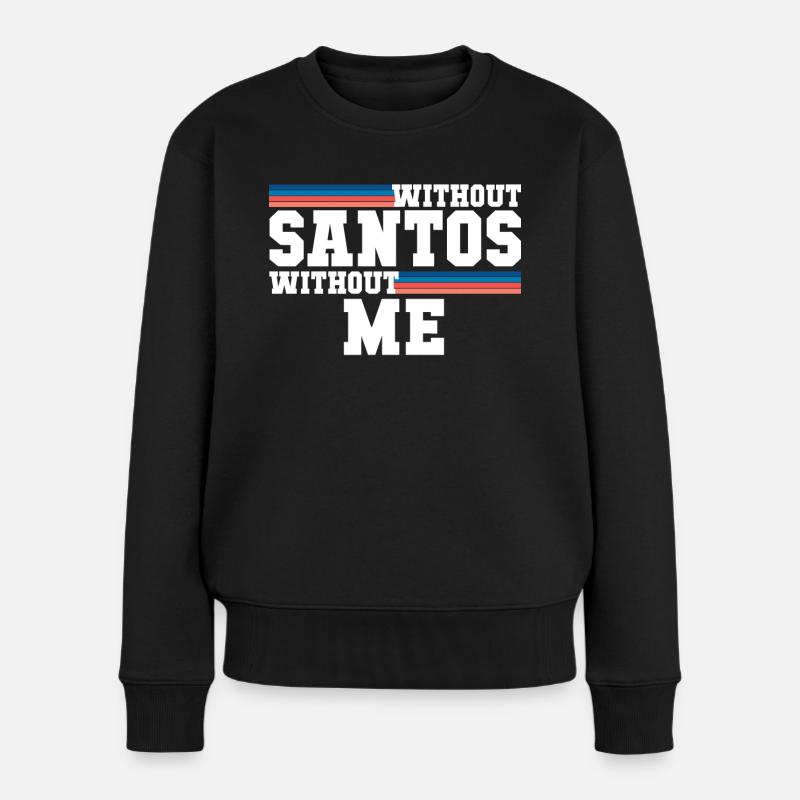 Santos - Frauen Premium Bio Pullover - Schwarz