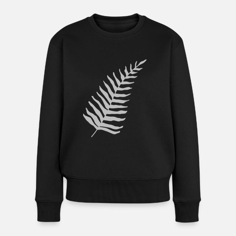 Fern Maori - Pull Premium bio Femme - noir