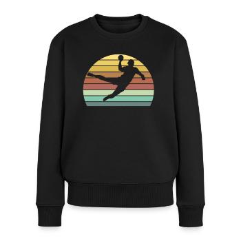 handball - Women's Premium Organic Jumper - black - Front - Julia (174cm)