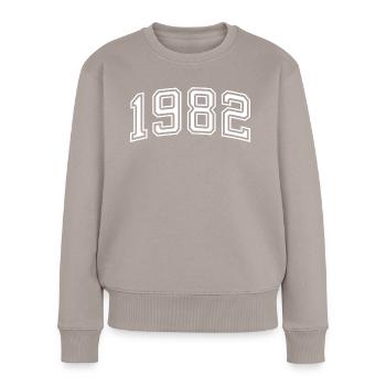 1982 - Pull Premium bio Femme - taupe - Devant - Julia (174cm)