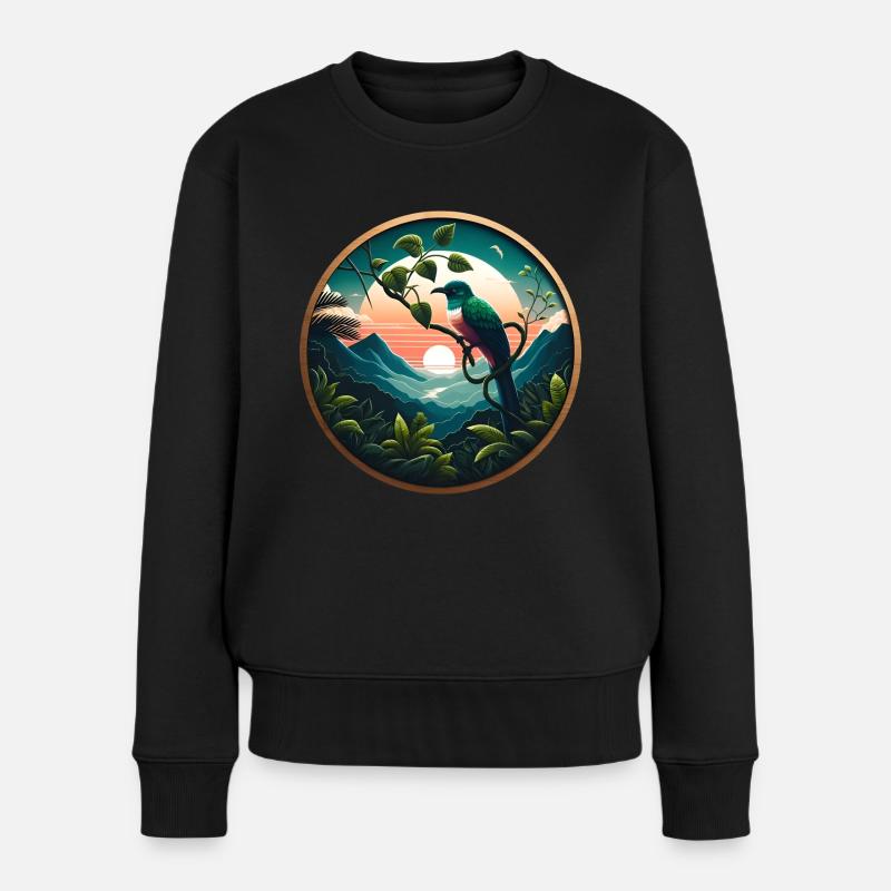 Quetzal - Pull Premium bio Femme - noir
