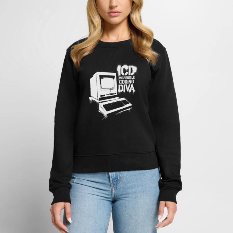 Expert in precise coding Women's Premium Organic Jumper