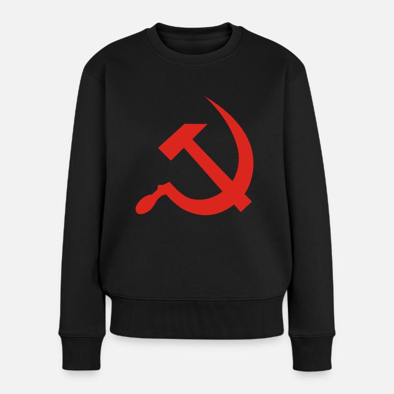 Hammer & Sickle - Pull Premium bio Femme - noir