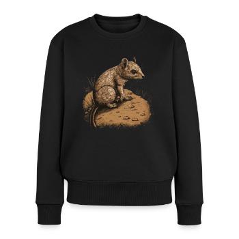 Mouse Gerbil Animal - Women's Premium Organic Jumper - black - Front - Julia (174cm)