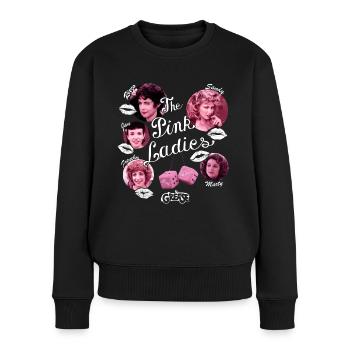 Grease The Pink Ladies Caractères - Pull Premium bio Femme - noir - Devant - Julia (174cm)