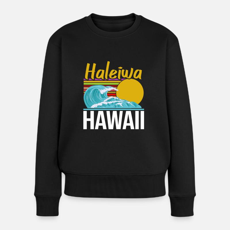 Hawaii - Pull Premium bio Femme - noir
