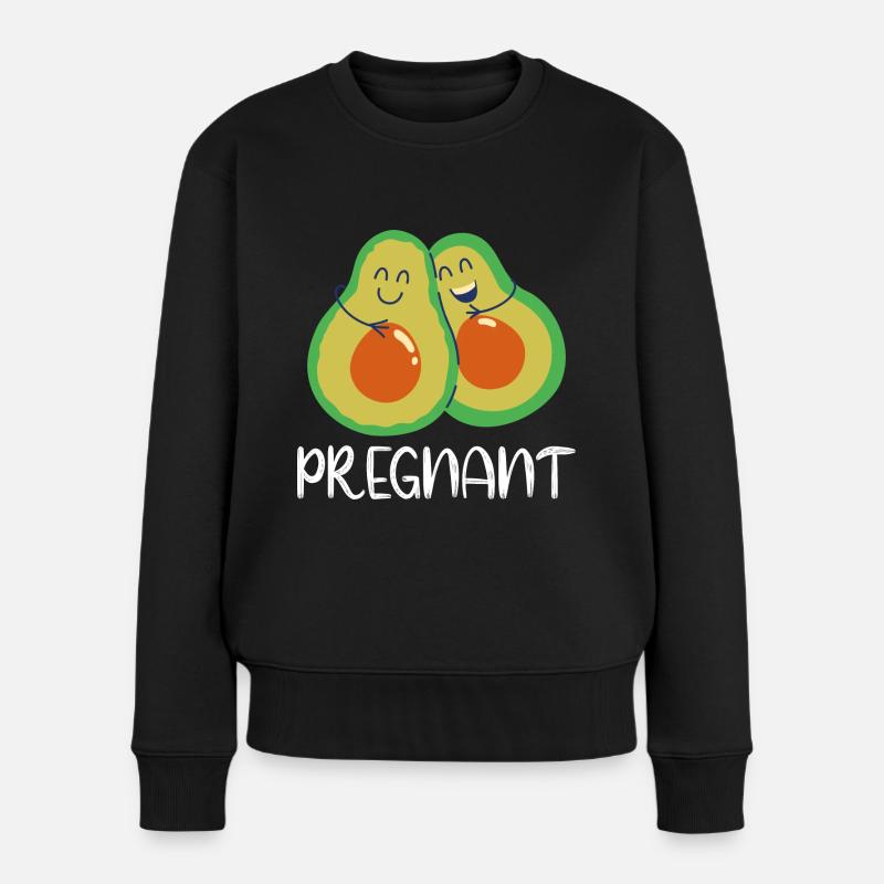 Enceinte enceinte - Avocado Family - Pull Premium bio Femme - noir