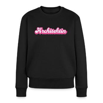 Architektin Architektur Studium Beruf - Frauen Premium Bio Pullover - Schwarz - Vorne - Julia (174cm)