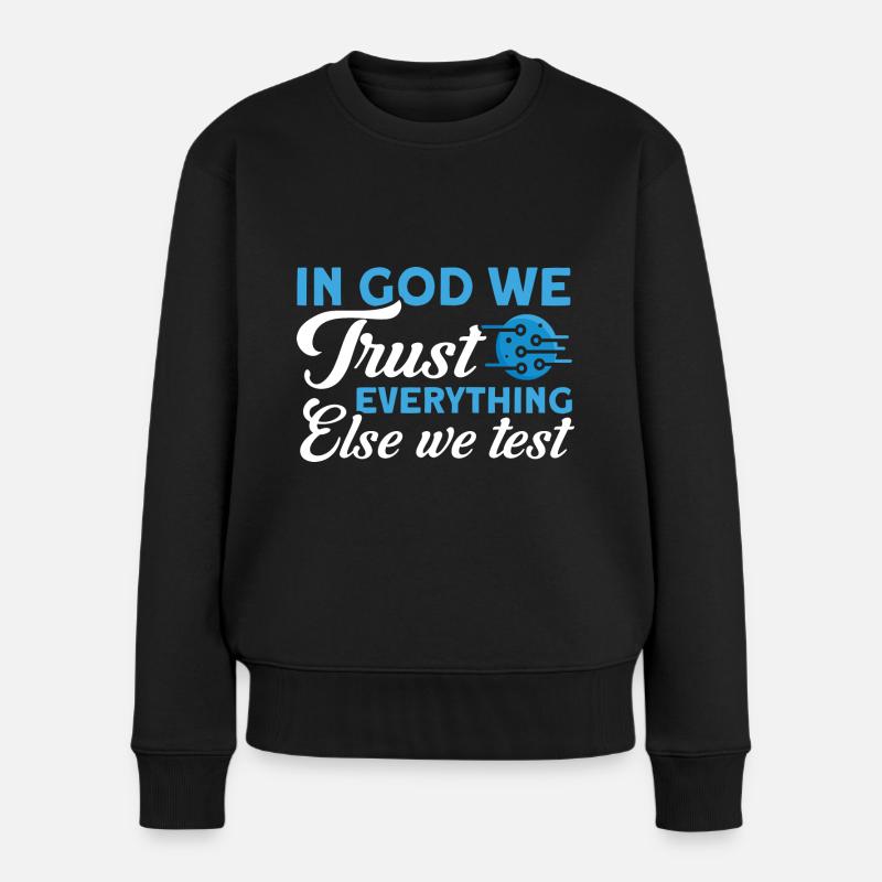 QA Ingenieur QA Tester Software Tester - Frauen Premium Bio Pullover - Schwarz