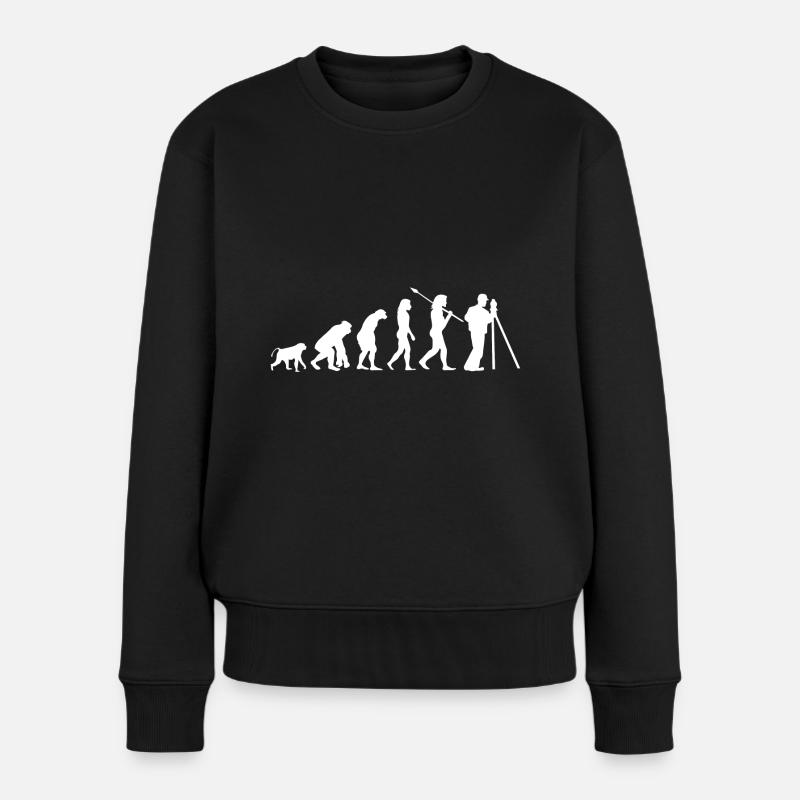 Ingénieur géomètre - Pull Premium bio Femme - noir