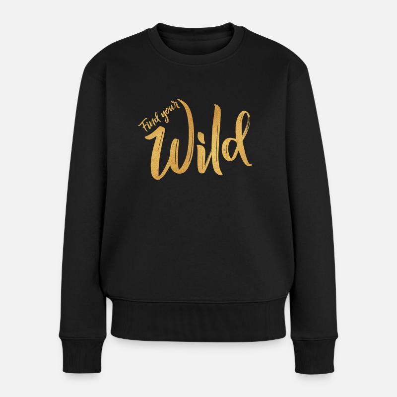 trouver votre jeu - Pull Premium bio Femme - noir