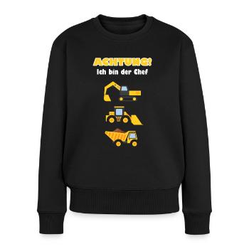 Kinder Geburtstag Shirt Bagger Jungen - Frauen Premium Bio Pullover - Schwarz - Vorne - Julia (174cm)