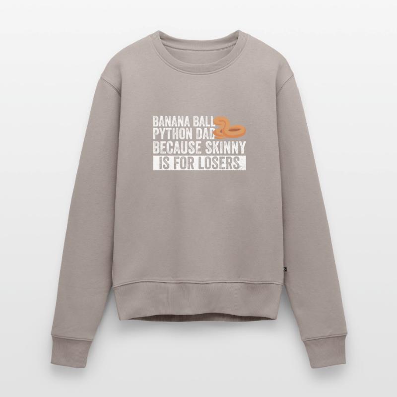 Königspython Bananenkugel Python Frauen Premium Bio Pullover
