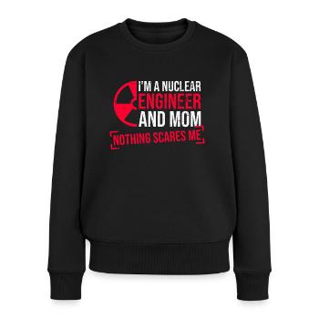 Kernkraftwerk Und Kernenergie Mutter - Frauen Premium Bio Pullover - Schwarz - Vorne - Julia (174cm)