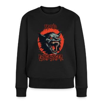DEmon Head, fier fangbanger - Pull Premium bio Femme - noir - Devant - Julia (174cm)