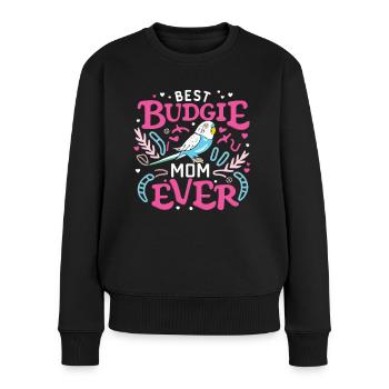 Meilleure maman perruche - Pull Premium bio Femme - noir - Devant - Julia (174cm)
