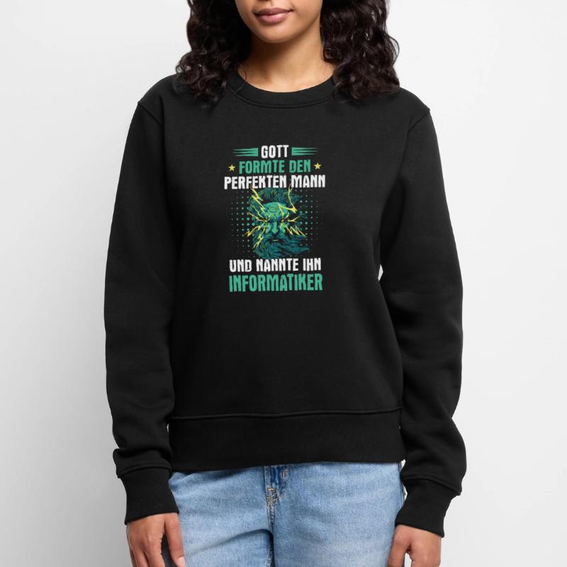 Informatiker Programmierer Informatik Spruch Frauen Premium Bio Pullover