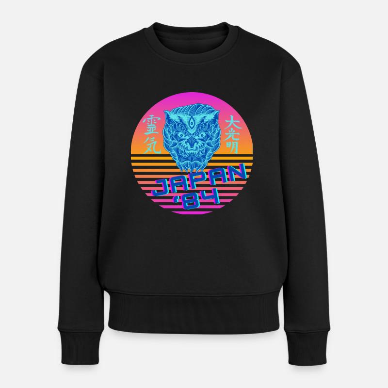 Lion du Japon 1984 - Pull Premium bio Femme - noir