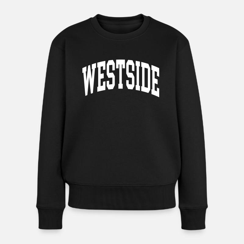 Westside - Frauen Premium Bio Pullover - Schwarz