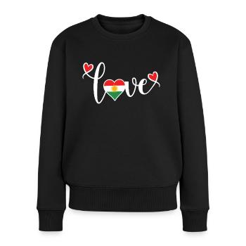 Kurdistan Flag,Kurdistan,Syria,Iraq,Iran,Flag - Women's Premium Organic Jumper - black - Front - Julia (174cm)