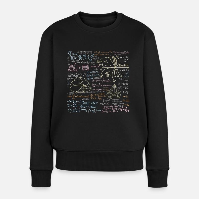 Lustige Mathematik-Problemlösung - Frauen Premium Bio Pullover - Schwarz