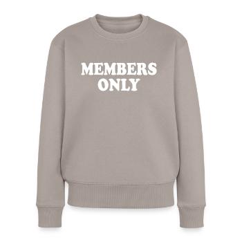 members only - Pull Premium bio Femme - taupe - Devant - Julia (174cm)