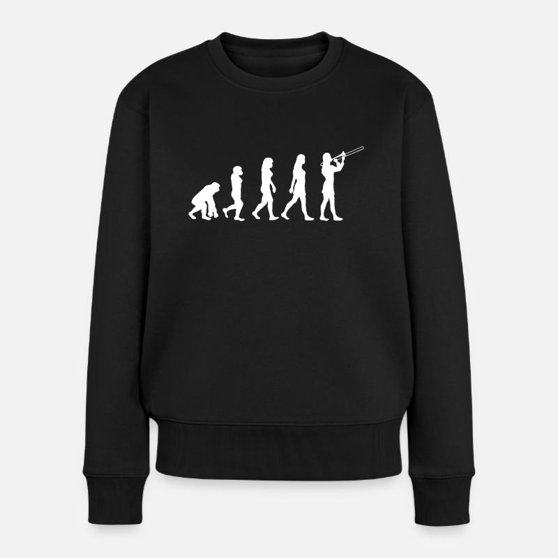 Trombone féminine Evolution - Pull Premium bio Femme - noir