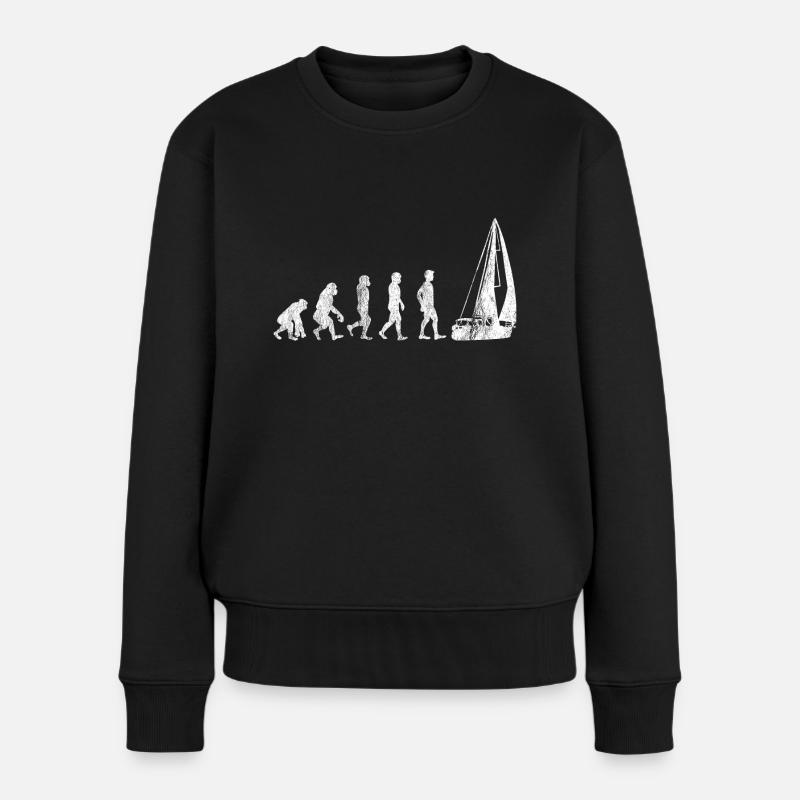 Voilier Cadeau Voilier Sailor Evolution - Pull Premium bio Femme - noir