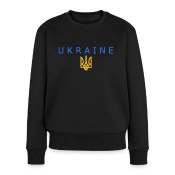 Ukraine - Pull Premium bio Femme - noir - Devant - Julia (174cm)