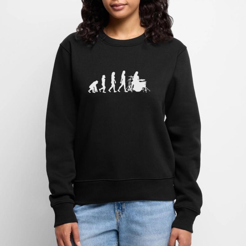 Drummer Evolution Drums Drummer Women's Premium Organic Jumper