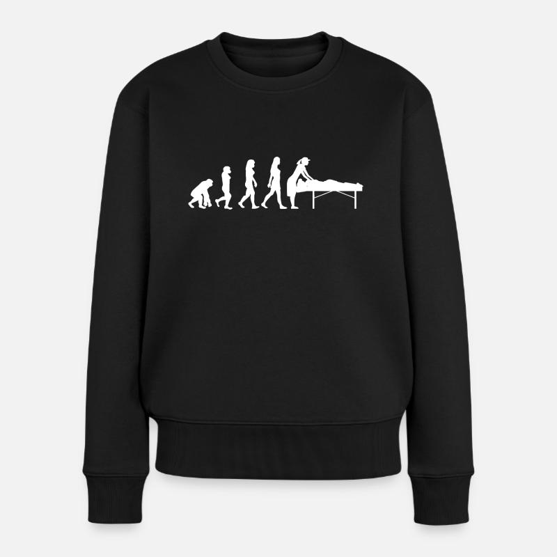 Physiotherapeutin - Frauen Premium Bio Pullover - Schwarz