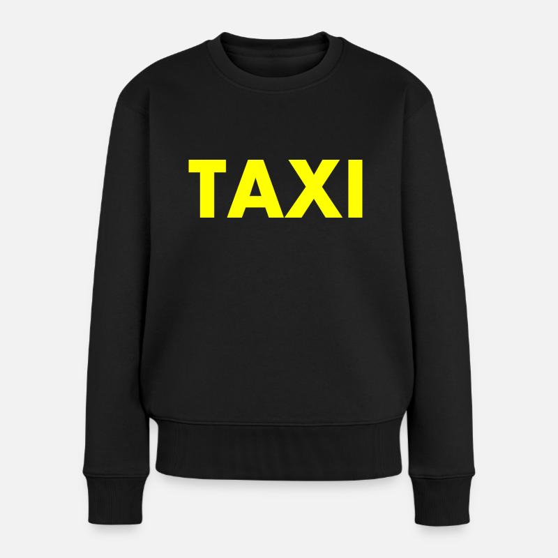 Taxi - Frauen Premium Bio Pullover - Schwarz