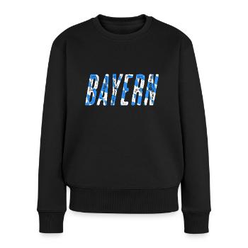 Bayern - Frauen Premium Bio Pullover - Schwarz - Vorne - Julia (174cm)